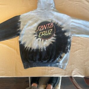 Santa Cruz Skateboards Tie Dye Sweatshirt Size XL